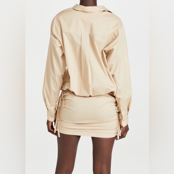 Lioness The Cult Mini Dress in Camel - Picture 5 of 5
